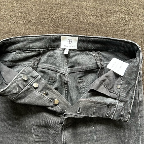 Anine Bing (29)Heath High Rise Skinny Exc cond. slit inside of ankle - Picture 3 of 5